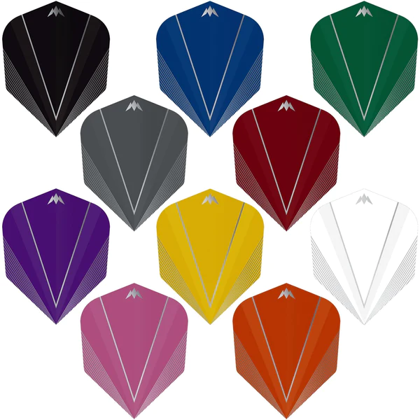 Mission - Shades - Dart Flights - 100 micron - No2 - Grey