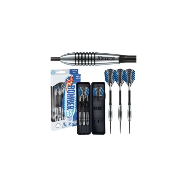 Harrows Bomber 85% Tungsten Steeltip Darts 23 Gram