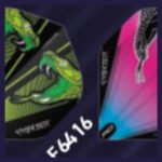 5021921084400_01 Red Dragon - Peter Wright Snakebite Green Transparent - Dart Flights - Standard No.2 - 100 Micron
