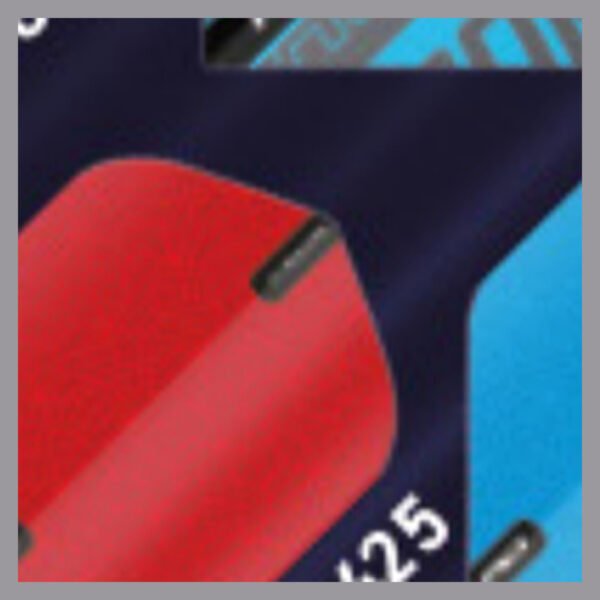 Red Dragon - Hardcore XT Red - Dart Flights - Standard No.2 - 100 Micron