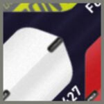 Red Dragon - Hardcore XT White - Dart Flights - Standard No.2 - 100 Micron