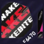 5021921085957_01 Red Dragon - Peter Wright Snakebite Black Red & White - Dart Flights - Standard No.2 - 100 Micron
