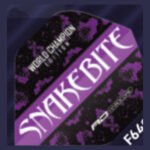 5021921086398_01 Red Dragon - Peter Wright Snakebite World Champion Black - Dart Flights - Standard No.2 - 100 Micron