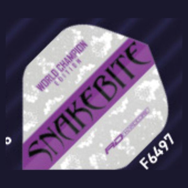 Red Dragon - Peter Wright Snakebite World Champion Grey - Dart Flights - Standard No.2 - 100 Micron