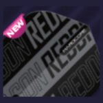 Red Dragon - Hardcore XT Black & Grey - Dart Flights - Standard No.2 - 100 Micron