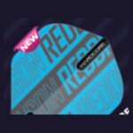 Red Dragon - Hardcore XT Blue & Black - Dart Flights - Standard No.2 - 100 Micron