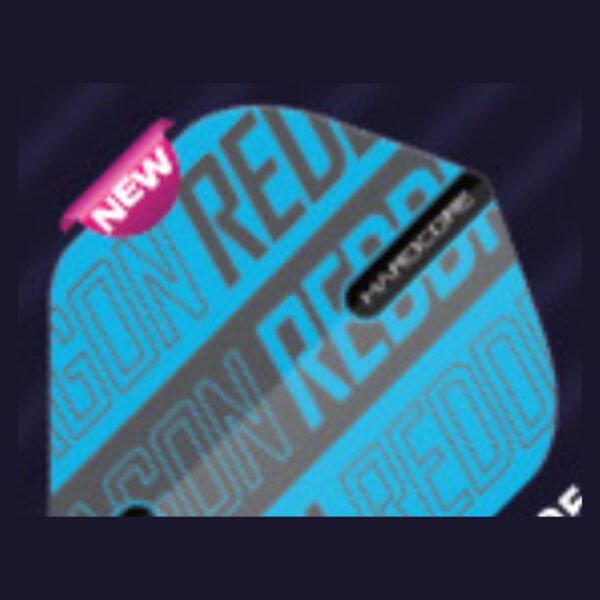 5021921088293_01 Red Dragon - Hardcore XT Blue & Black - Dart Flights - Standard No.2 - 100 Micron