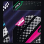 Red Dragon - Hardcore Radical Pink Flash - Dart Flights - Standard No.2 - 100 Micron