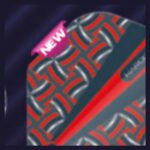 Red Dragon - Hardcore Radical Red Rope - Dart Flights - Standard No.2 - 100 Micron