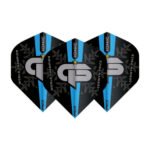 Red Dragon - Gerwyn Price World Champion Blue Logo - Dart Flights - Standard No.2 - 100 Micron