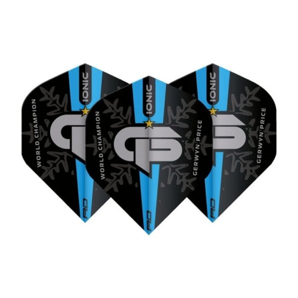 Red Dragon - Gerwyn Price World Champion Blue Logo - Dart Flights - Standard No.2 - 100 Micron