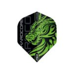 Red Dragon - Jonny Clayton Green Dragon - Dart Flights - Standard No.2 - 100 Micron