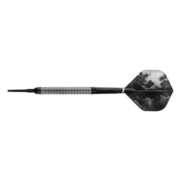 5057270089186_01 Designa Black Shadow V2 M1 90% Tungsten Softtip Darts 19 Gram