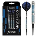 8719407060921_01 XQMax Contour M2 95% Tungsten Softtip Darts 19 Gram